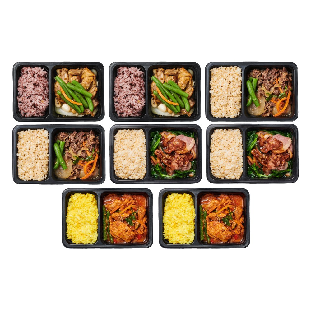 [샐러드보울] 넉넉소반 혼밥 필수 1인 실속팩 세트, 2세트, 1.409kg 43,400원