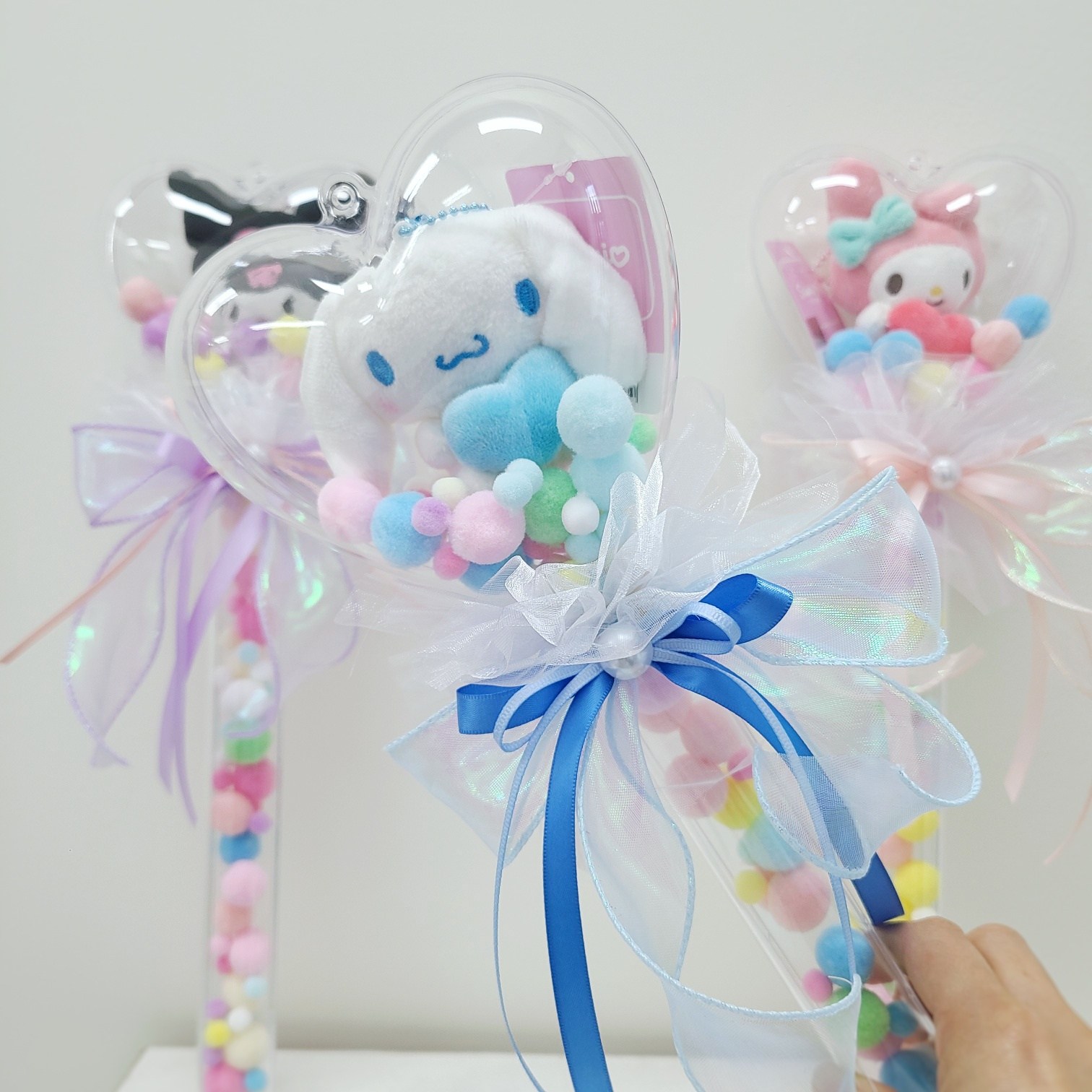 시나모롤 하트봉 졸업식 꽃다발 산리오 하트봉 인형꽃다발 학예회 발표회 졸업식, 1개, 시나모롤 21,000원