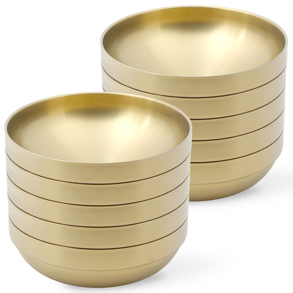 [청년주방] 홈즈 티타늄 코팅 진공식기, 10개, 이중면기 중 19.4cm 85,000원