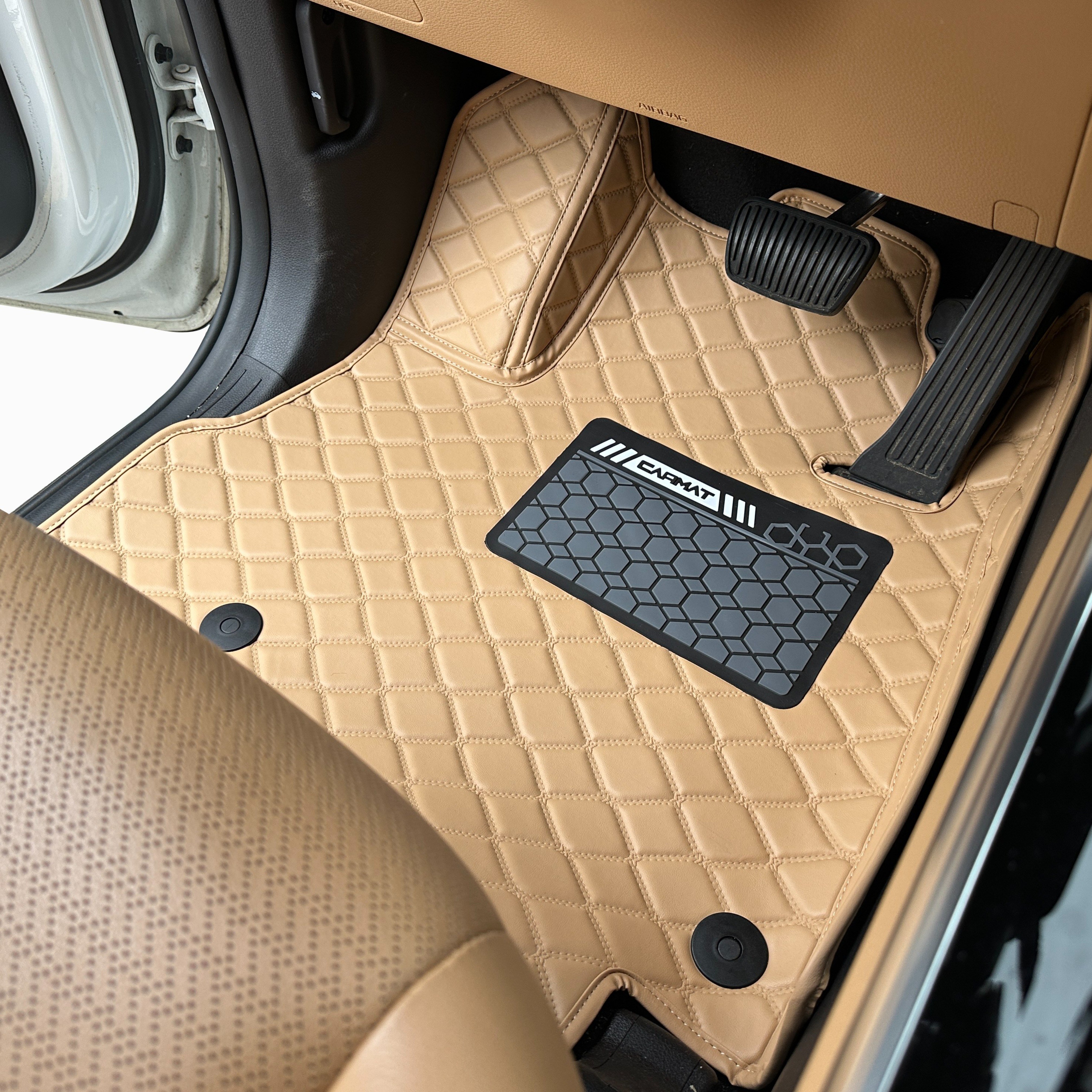 스위카 더 뉴 카니발 매트 5D 올뉴 매트 모노륨매트 9인승 7인승 11인승 차매트 장판시공 효과, 브라운, 올뉴(더뉴)카니발 7인승 194,000원