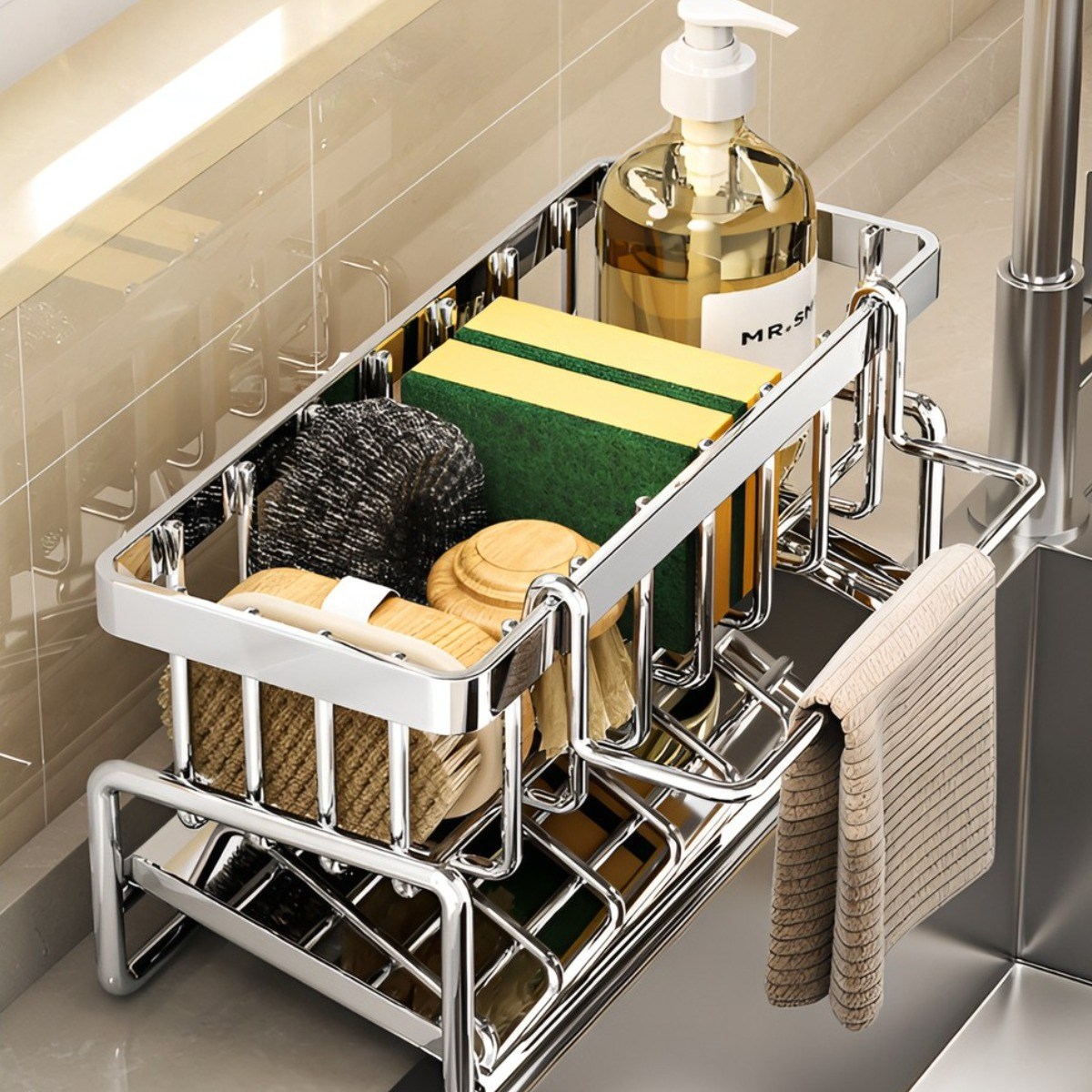 라모아 올스텐 304 물빠짐 수세미 거치대 8,800원