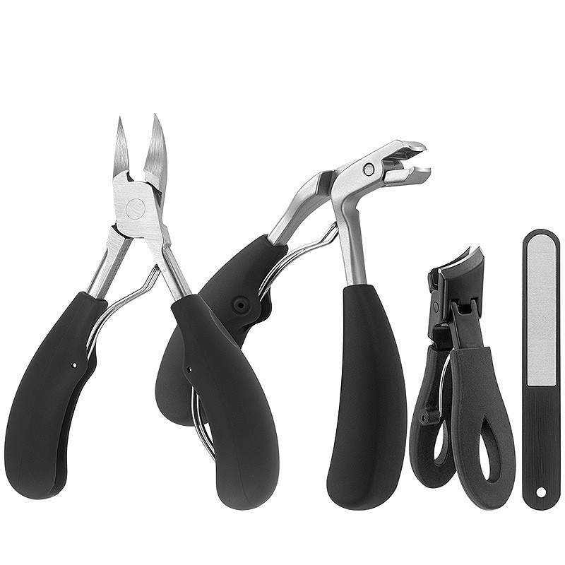 두꺼운 손 발톱깎이 날림수납형 내성발톱 깎이, 4개, 블랙 13,000원