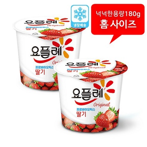 빙그레 요플레 딸기홈180g 12,200원