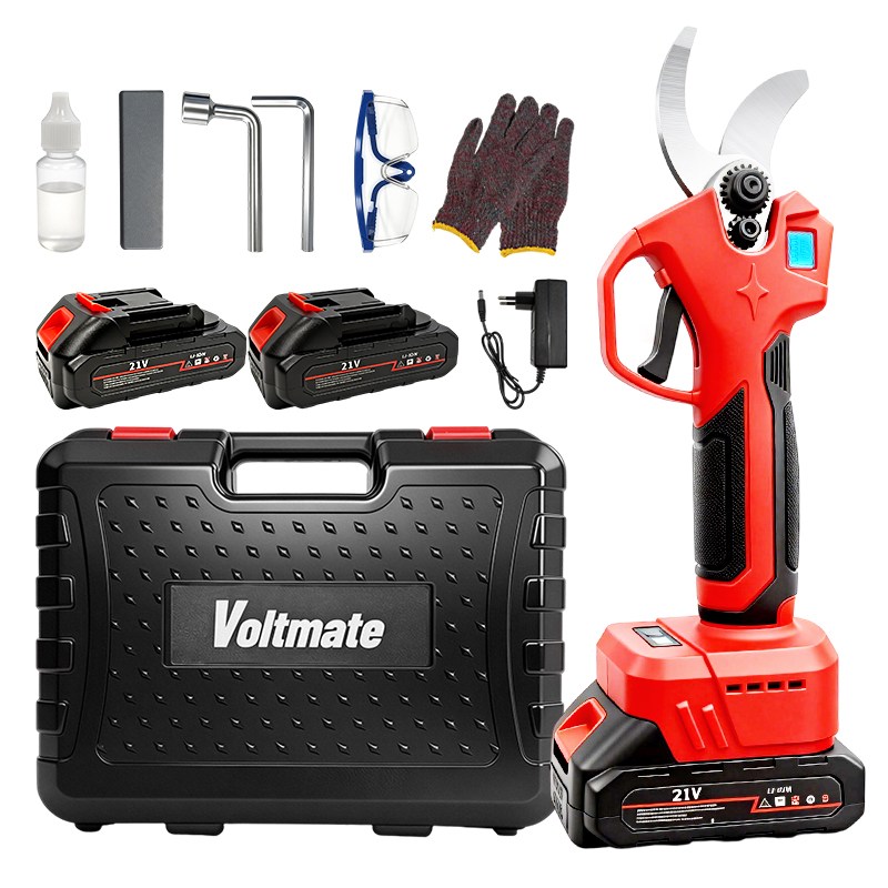 [국내발송] VoltMate 독일 브러쉬리스 3.5cm 대구경전동가위 2000mAh 디지털 디스플레이 듀얼 건전지/듀얼 비트 세트, 1개 123,850원