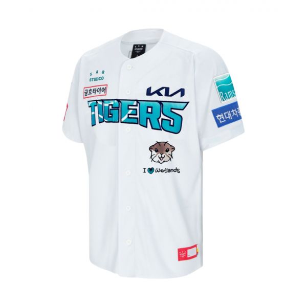 [정품아닐시3배보상] 아이앱 스튜디오 x 기아 타이거즈 24 어센틱 람사르 유니폼 화이트 논 마킹 버전 IAB Studio x KIA TIGERS 161,500원