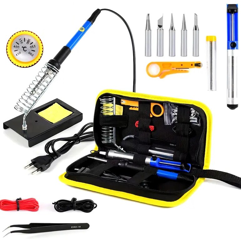 프리라이프 - 전기 인두 기 납땜기 세트 납 흡입기 인두기 거치대 가방 풀세트 14,900원