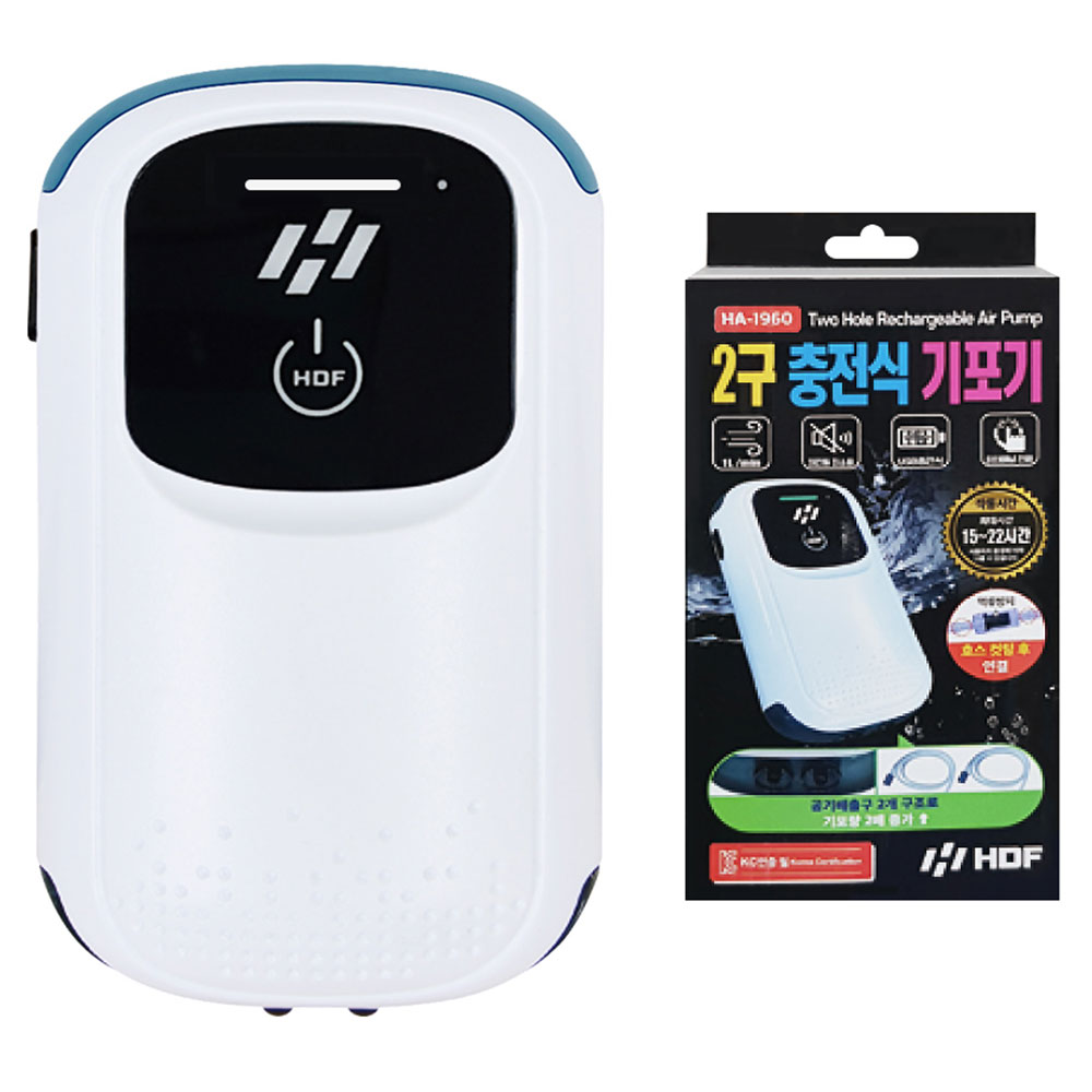 해동 2구 충전식 기포기 터치식 저소음 HA-1960 43,500원