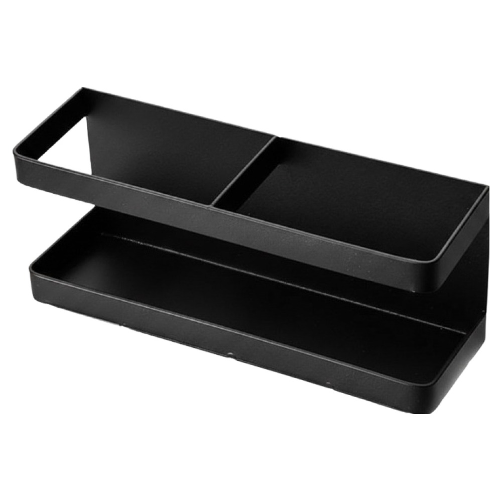 조인메이드 무타공 부착식 우산꽂이 현관 수납장 정리대, 1개, 블랙 자석형, 현재가 11,840원