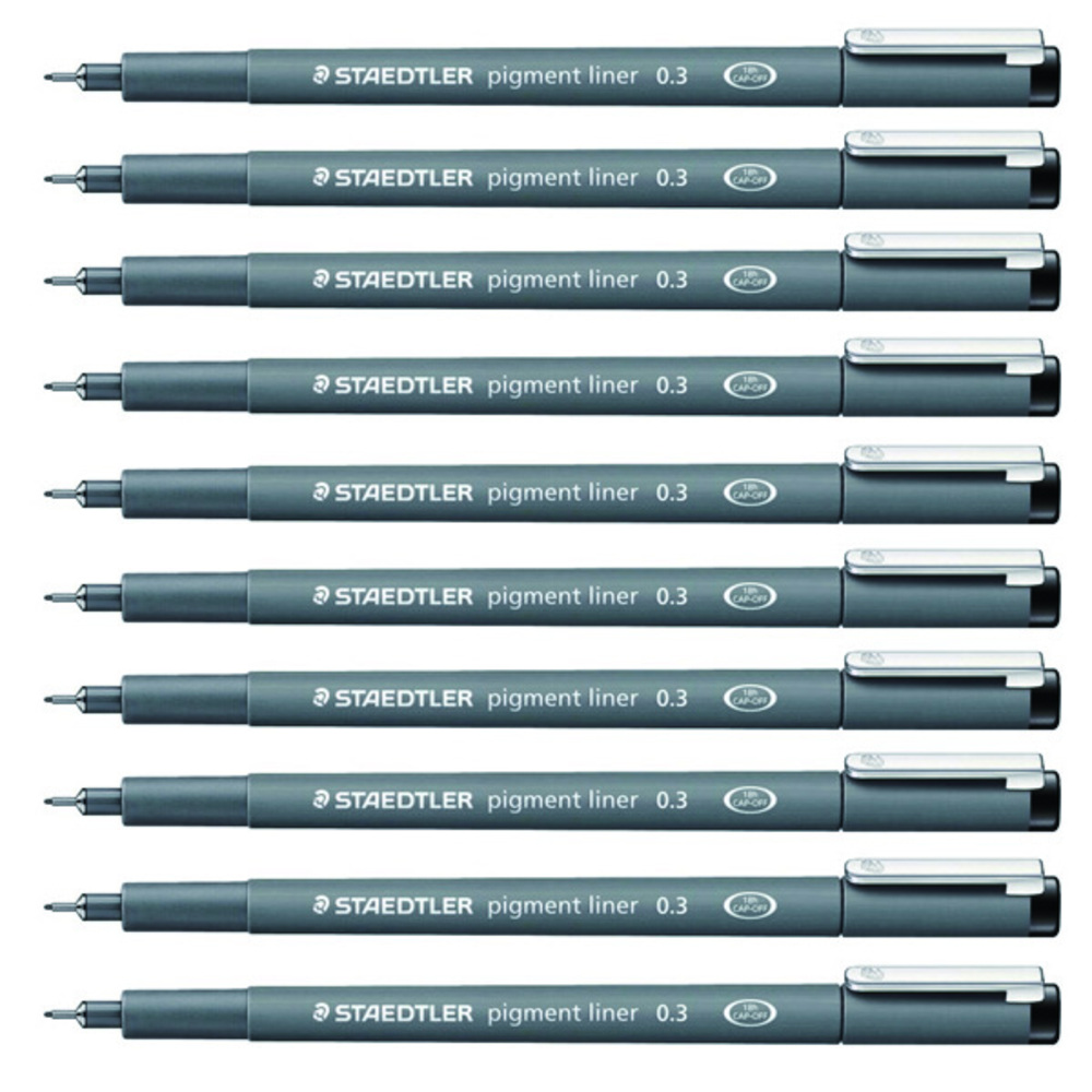 스테들러 피그먼트 라이너 308 잉크펜 0.3mm 18,000원