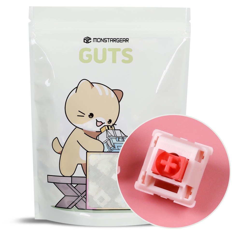 몬스타기어 조약돌 커스텀 기계식 키보드 핫스왑 공장 윤활 저소음 리니어 스위치 80p 13,500원