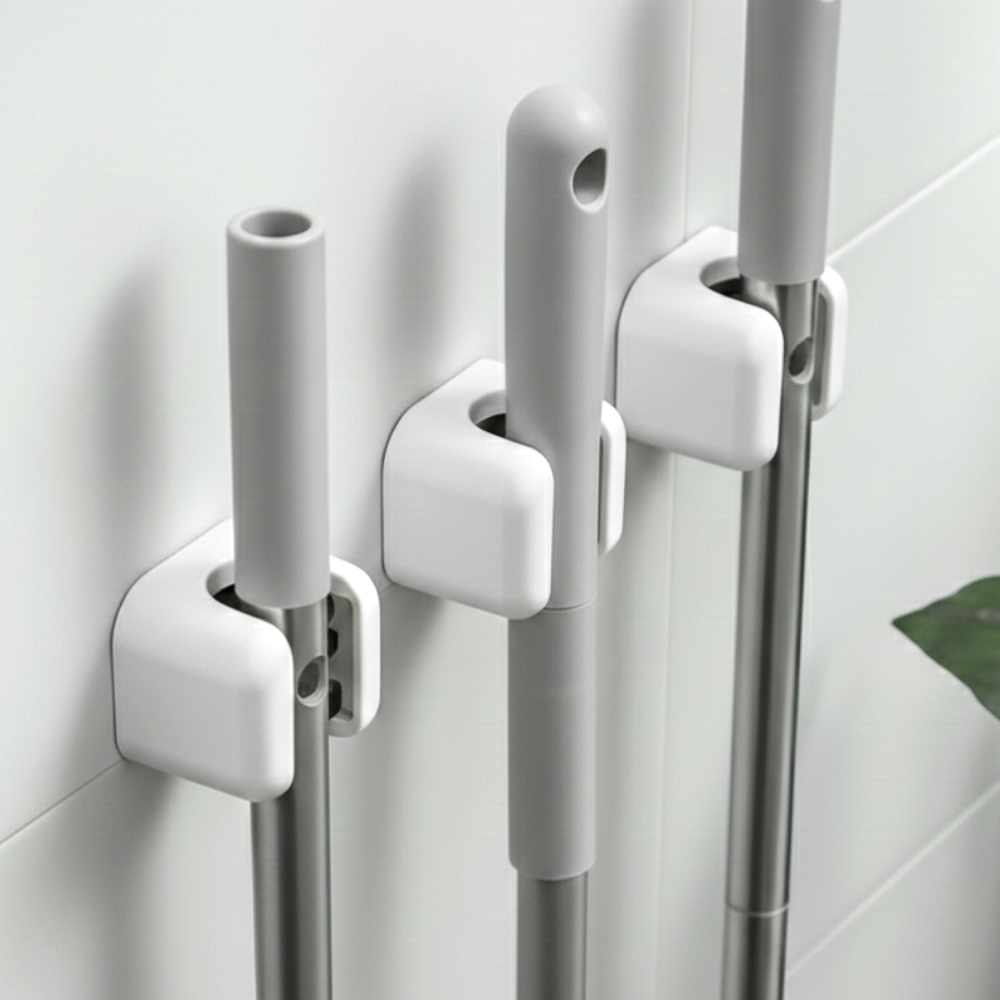 마지온 무타공 청소도구 밀대 걸이, 3개, 화이트 8,800원