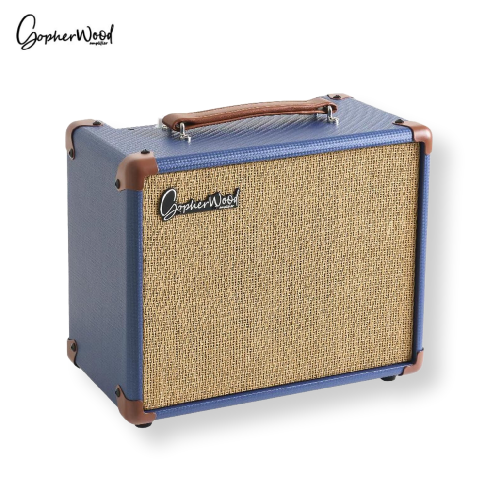 고퍼우드 베이스 기타 앰프 ARKBASS15 2세대 / 입문용 15와트 스피커, 네이비+브라운, 1개, ARKBASS15 77,000원