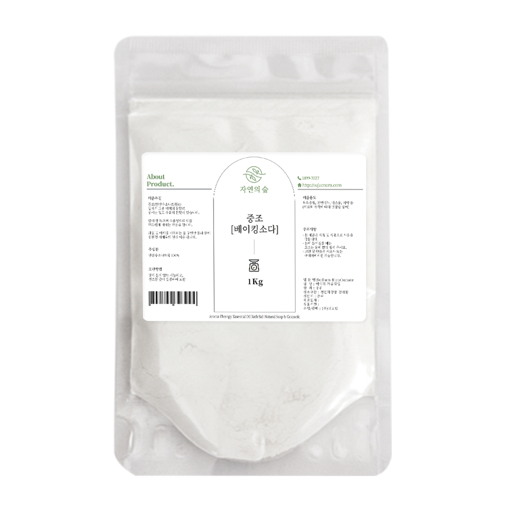 수제나라 자연의숲 중조 베이킹소다 탄산수소나트륨, 500g, 1개, 현재가 4,000원