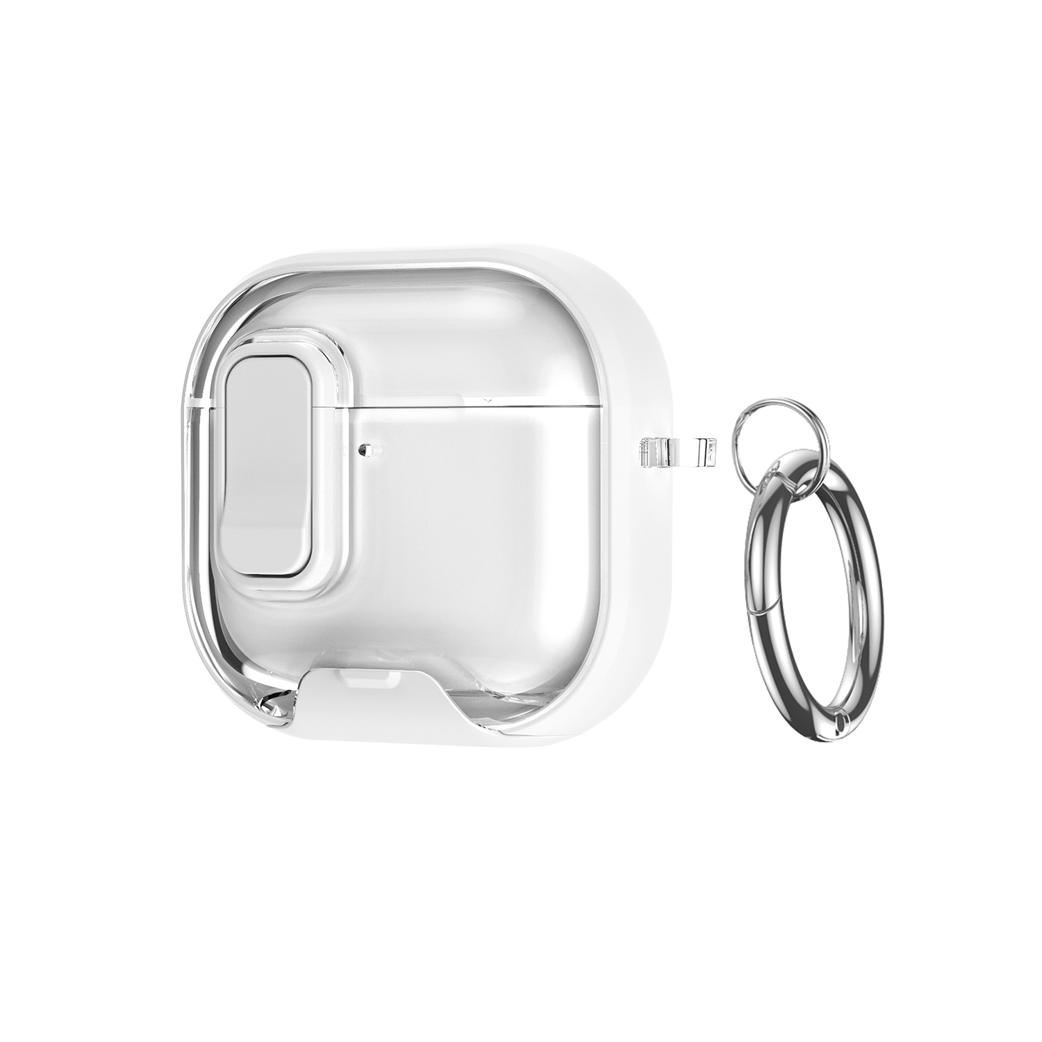투에이비 에어팟 변색방지 분실방지 TPU 클리어 락 거치대 케이스, 화이트 6,750원