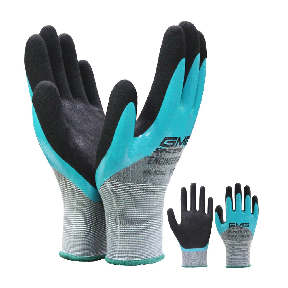 [우틸하우스] GMG 황부장 장갑 모음전 다목적 안전작업 코팅 라텍스 논슬립 미끌림방지 정비 조립 레저 공예 목공 운반 캠핑 작업용 산업용 방수, 엔지니어 그립, 1개 3,500원