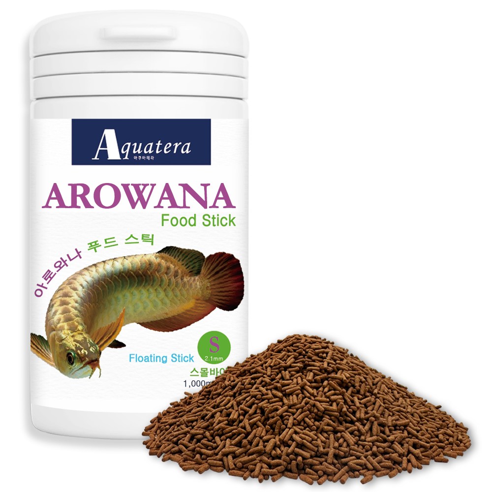 아쿠아테라 아로와나 푸드 스틱 라지바이트 L 4.6mm, 1L, 1개 13,500원