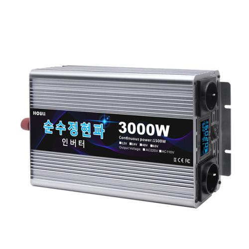 HOULI  인버터 순수정현파 한국형 60hz 17v 차량용 인버터 18v인버터 3000W 4000W 5000W 6000w 순수정현파 60hz 121,700원