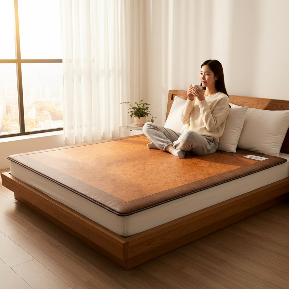 [두툼한전기매트] 3H 한일온열기 온드리미 그래핀 야자수 사각 슈퍼싱글 탄소 카본 전자파차단 EMF 온열 1인 전기매트 2인 퀸사이즈 분리난방 전기장판 205,600원