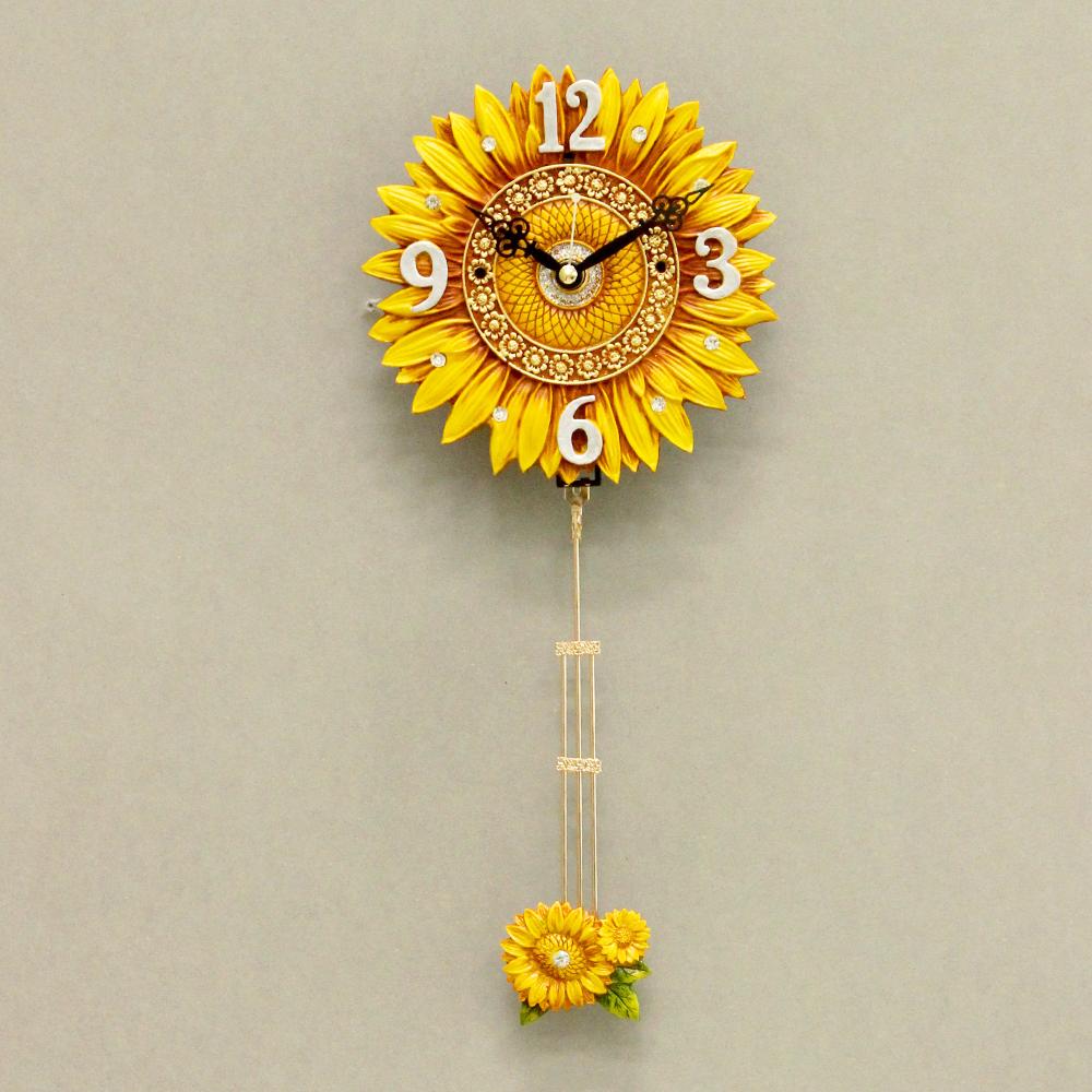 인테리어 엔티크 풍수 미니 해바라기 추시계 33,900원