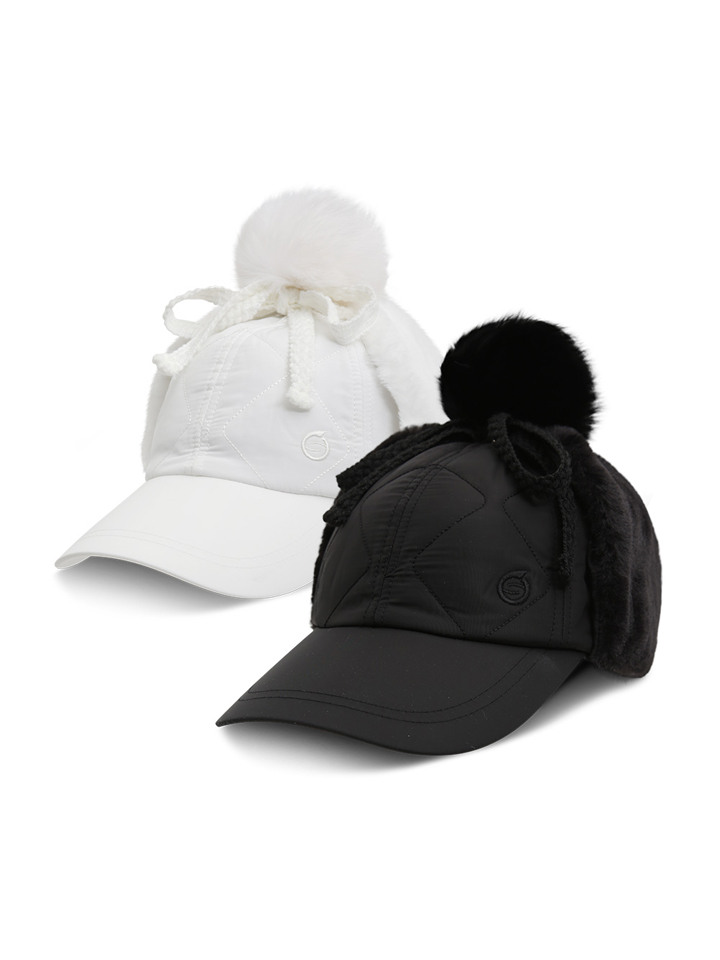 선덜랜드 시즌특가 선덜랜드 여성 퀼팅 방한 리본 골프모자 - SLL2WCP171 39,900원