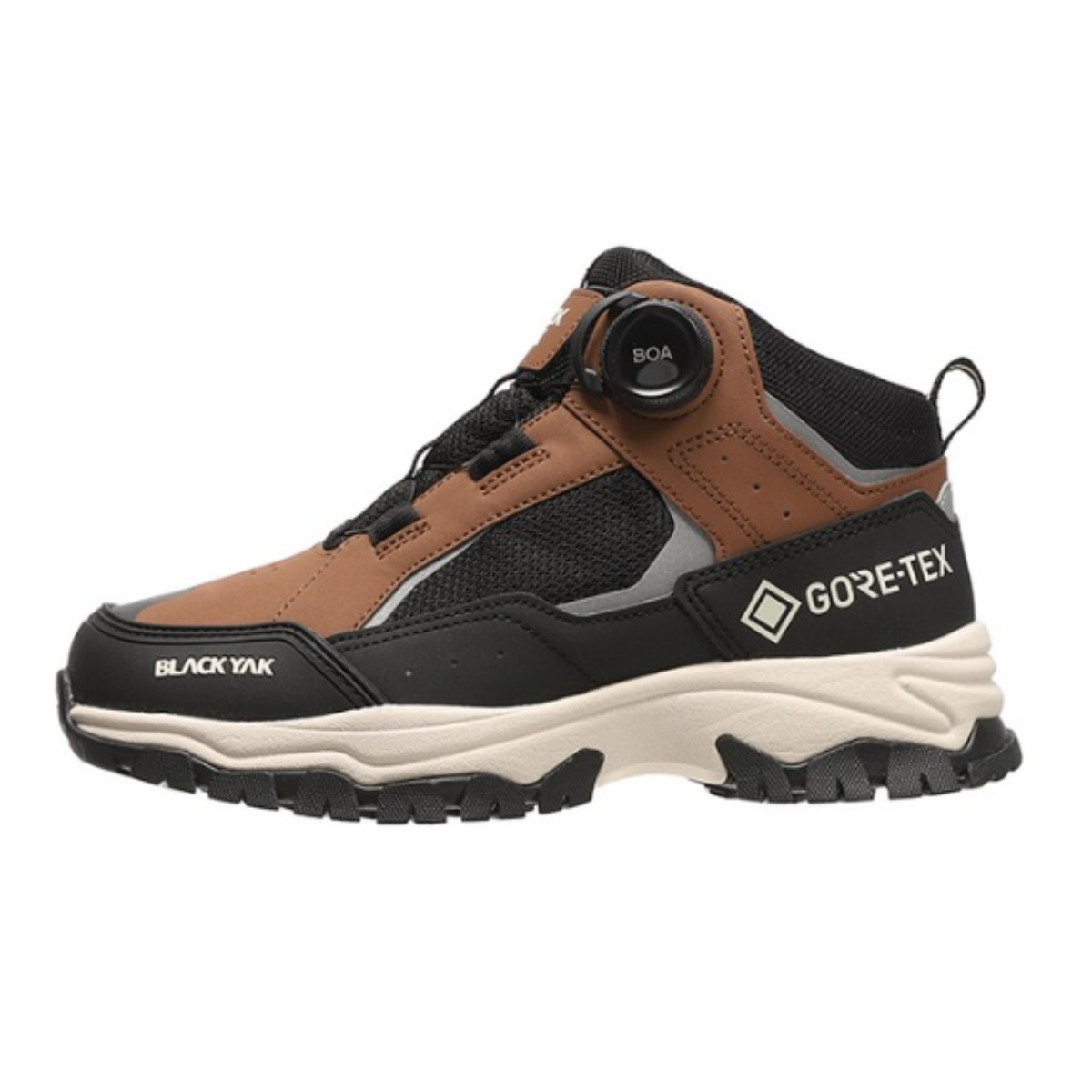 [백화점출고] 블랙야크 키즈 운동화 남아 클라임 브라운 고어텍스 방수 보아 다이얼 아동 어린이 러닝화 스니커즈 159,200원