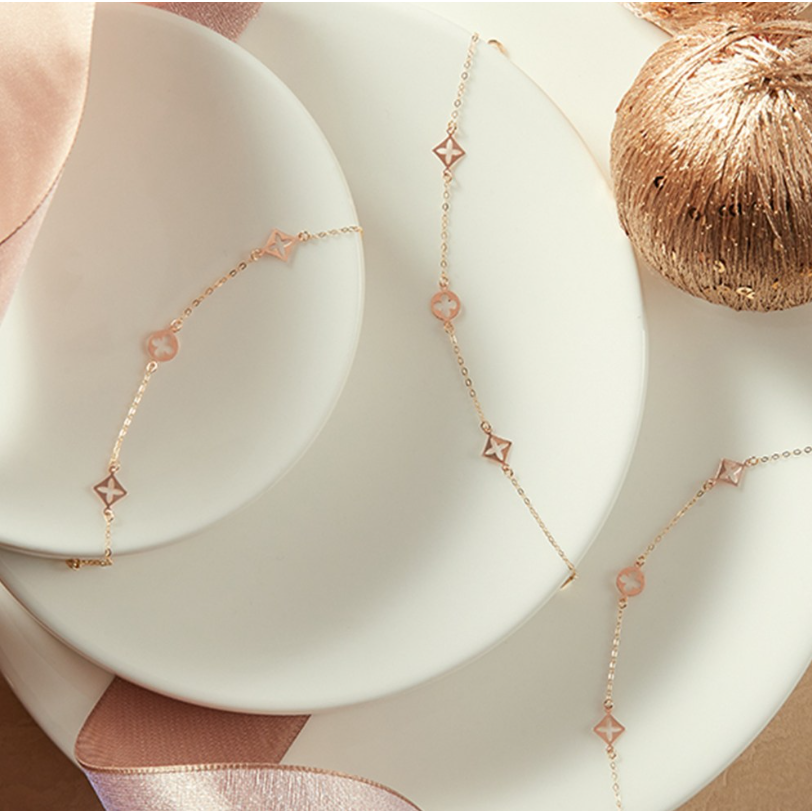 펠리체골드 14K 트윙클 컬렉션목걸이+팔찌 SET (+선물포장) 부모님선물 선물 금 체인 데일리 이태리 고급 기념일 여자친구 세트 513,480원