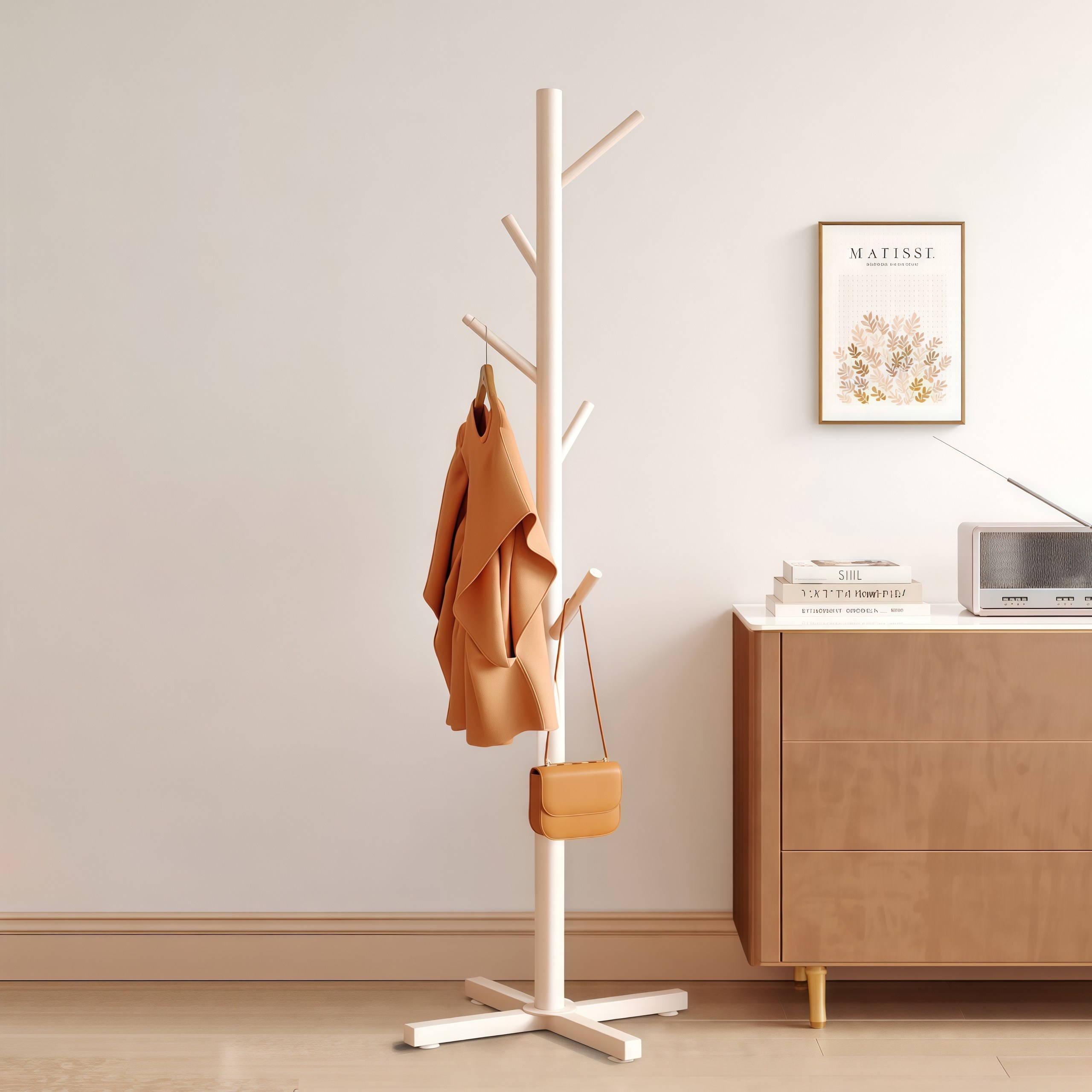 헤르티만 공간활용 간단한 설치 금속 스탠드 옷걸이 11,800원