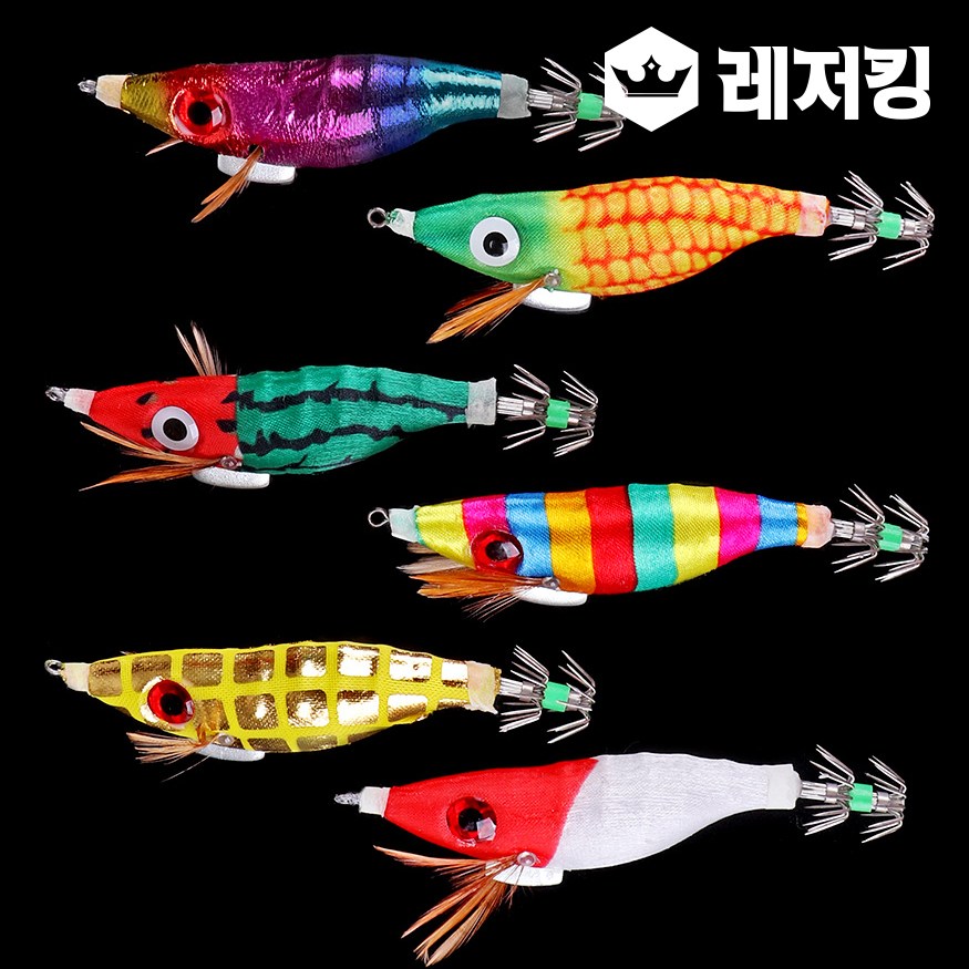 프리미엄 수평 왕눈이에기 완벽수평에기 문어갑오징어, 펄색동 640원