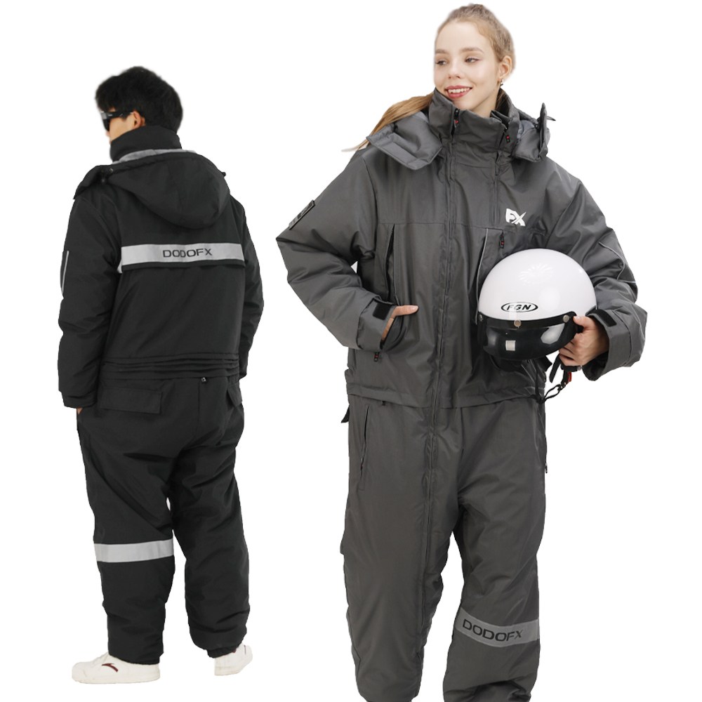 국내 당일 발송 DODO FX 겨울 오토바이 방한복 라이딩 일체형 우주복 빅사이즈 스즈끼복 배달 방한복 109,000원