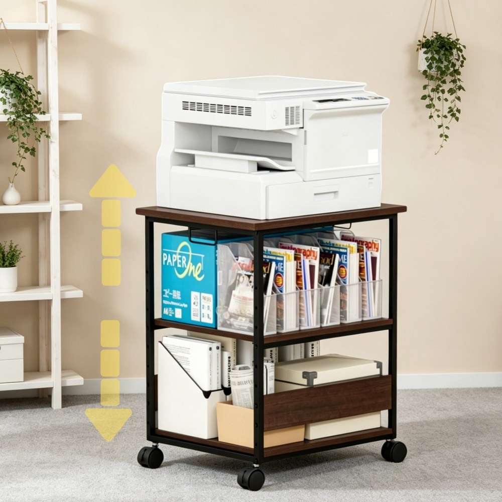 JSUSUJ 본체 선반 데스크 확장 사이드 테이블 책상 보충 선반 프린터다이 거치대, C 69,500원