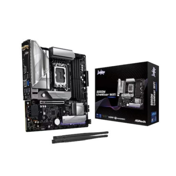 [ASRock] B860M LiveMixer WiFi 인텍앤컴퍼니 (인텔B860/M-ATX) 247,700원