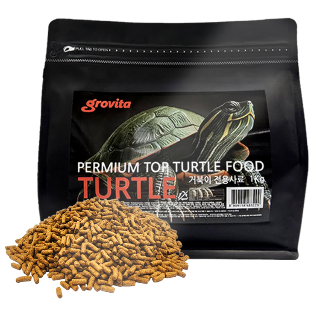 그로비타 거북이 전용사료 대용량버젼 1kg, 1개, 2.2L 32,500원