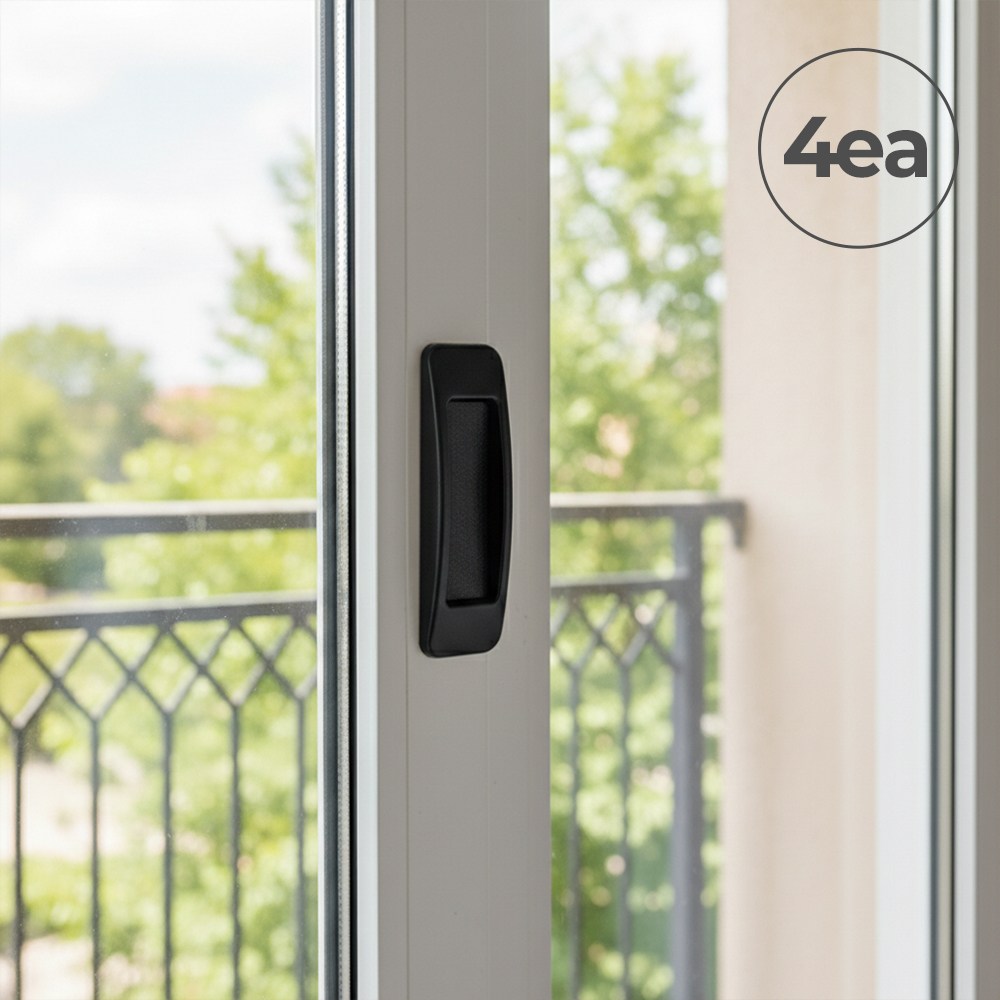 에버리즈 부착형  슬라이드그립 창문 미닫이문 손잡이 4P 4,980원