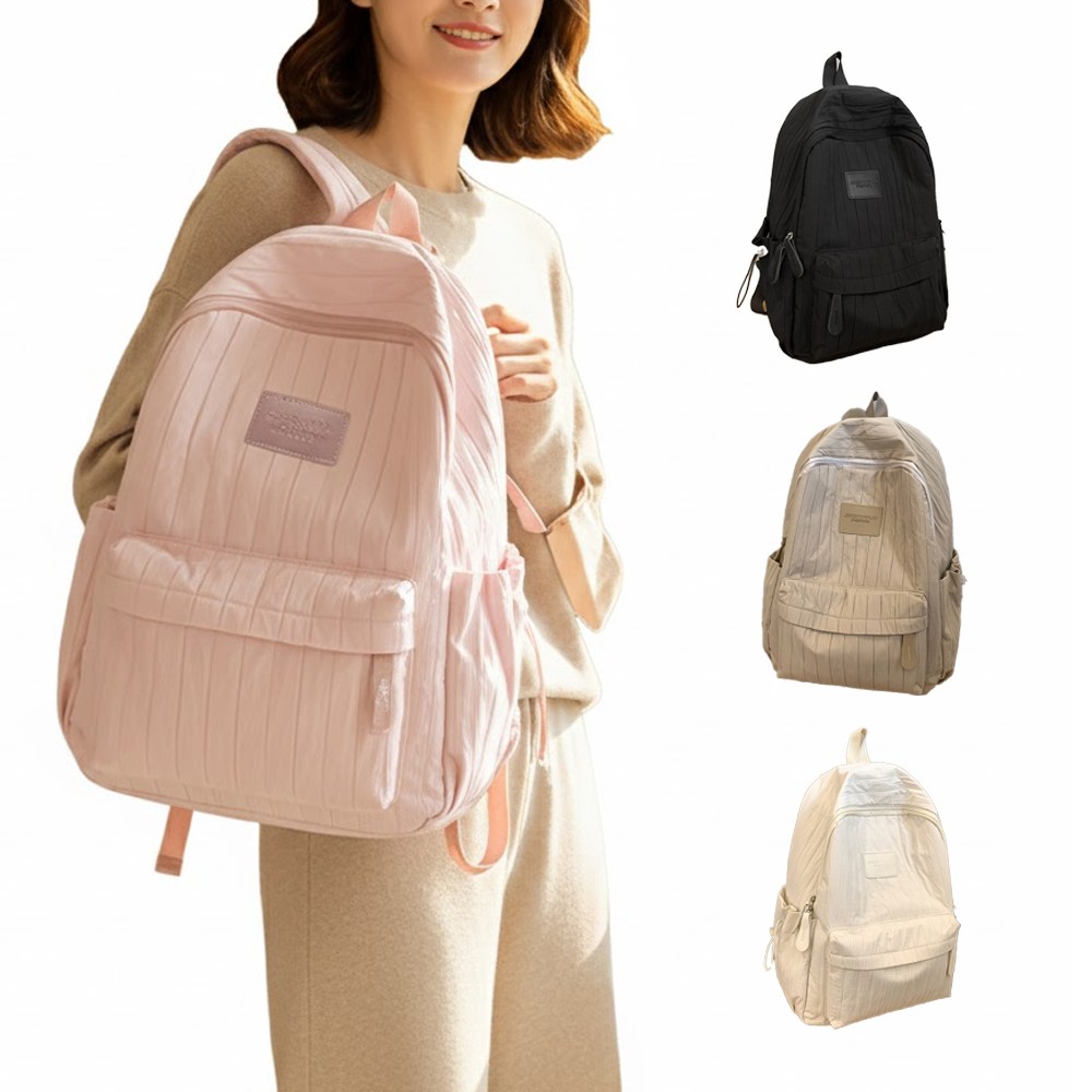 소프핸 초경량 수납 기저귀 가방 아기 짐 백팩 대형, 핑크 19,900원