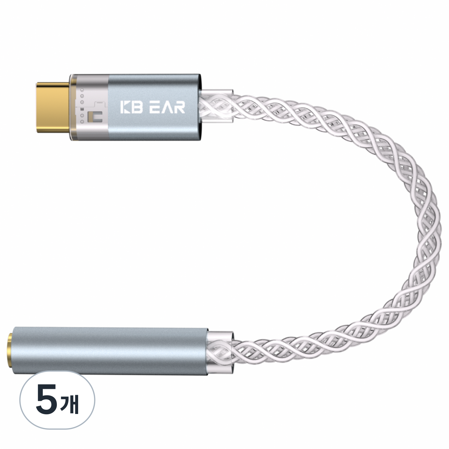 Keephifi KBEAR Moondust 8가닥 단결정 신주도금 C타입 3.5mm 오디오 이어폰 변환 젠더,DAC C타입 to 3.5mm 이어폰 81,900원