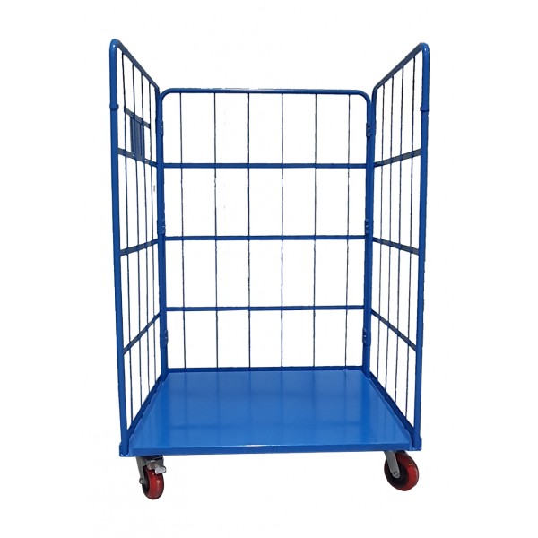 대한캐스터 플라스틱 롤테이너 접이식 롤테이너 플라스틱하판 물류운반 롤카트  물류창고 331,500원