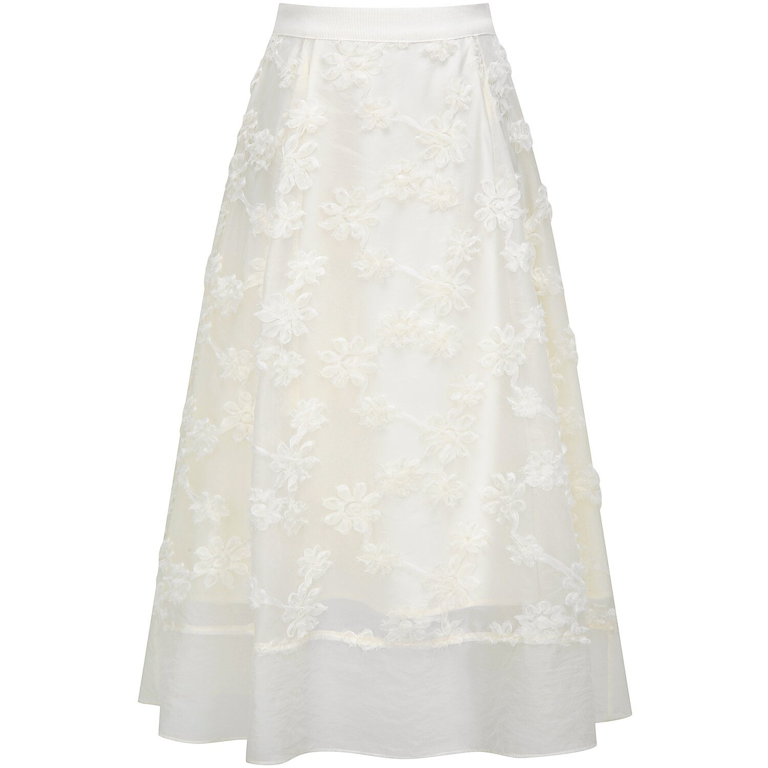 JJ JIGOTT 플라워 백 밴딩 플레어 스커트/GS4-A0-SK321_CC 239,000원