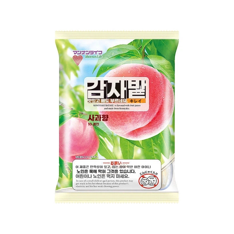 만난라이프 수입 일본 저칼로리 간식 곤약 젤리 4봉 사과 포도 복숭아 귤 말차 샤인머스켓맛 48,160원