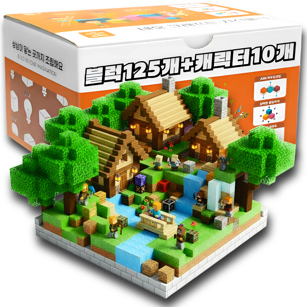 네오 크래프트 랜덤 자석블럭 캐릭터 세트 장난감 24,800원