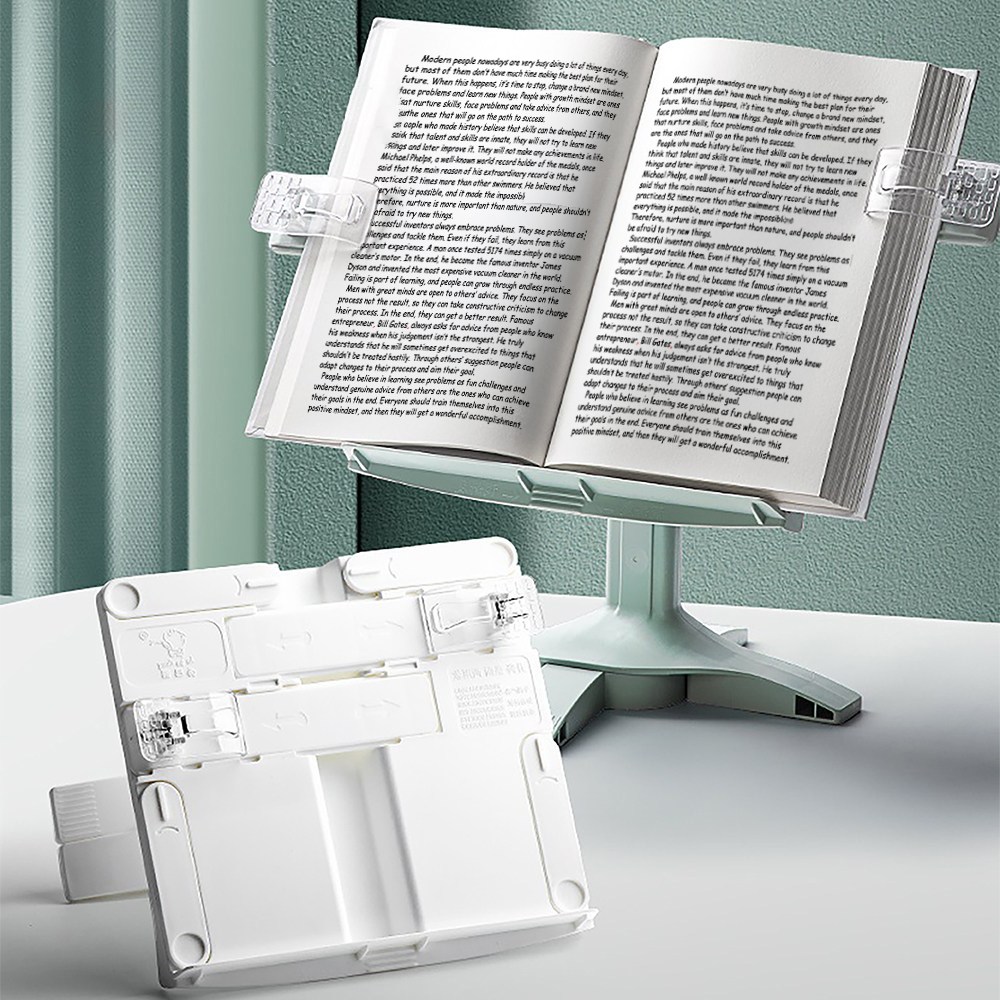 코지스 높이조절 각도조절 크기조절 접이식 독서대, 화이트, 현재가 18,700원