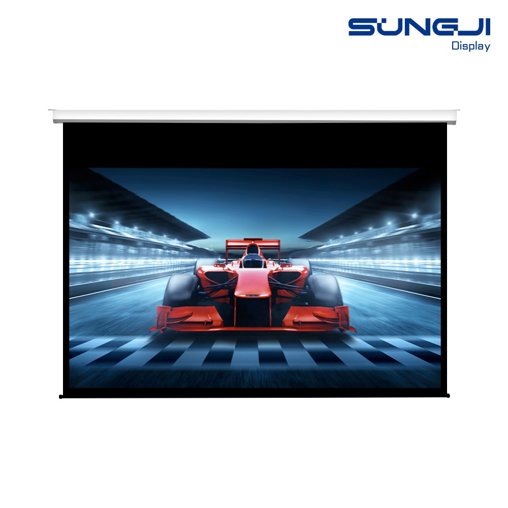 성지스크린 전동스크린 16:9 와이드 매립형 방염원단 4면마스킹 대형 빔스크린 무선리모컨포함, 120인치 방염원단, 무선리모컨 488,000원