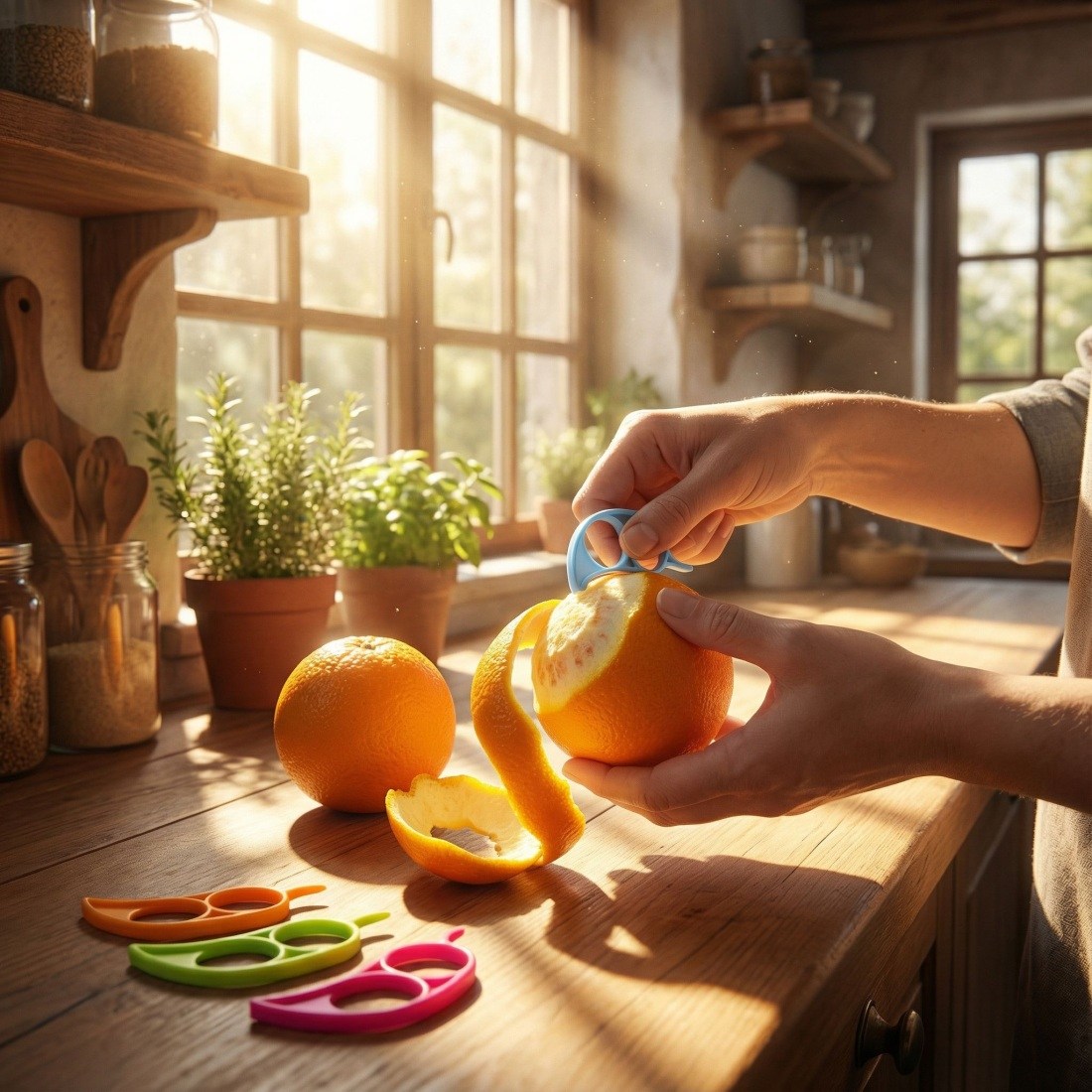 아티 오렌지 칼 5,700원