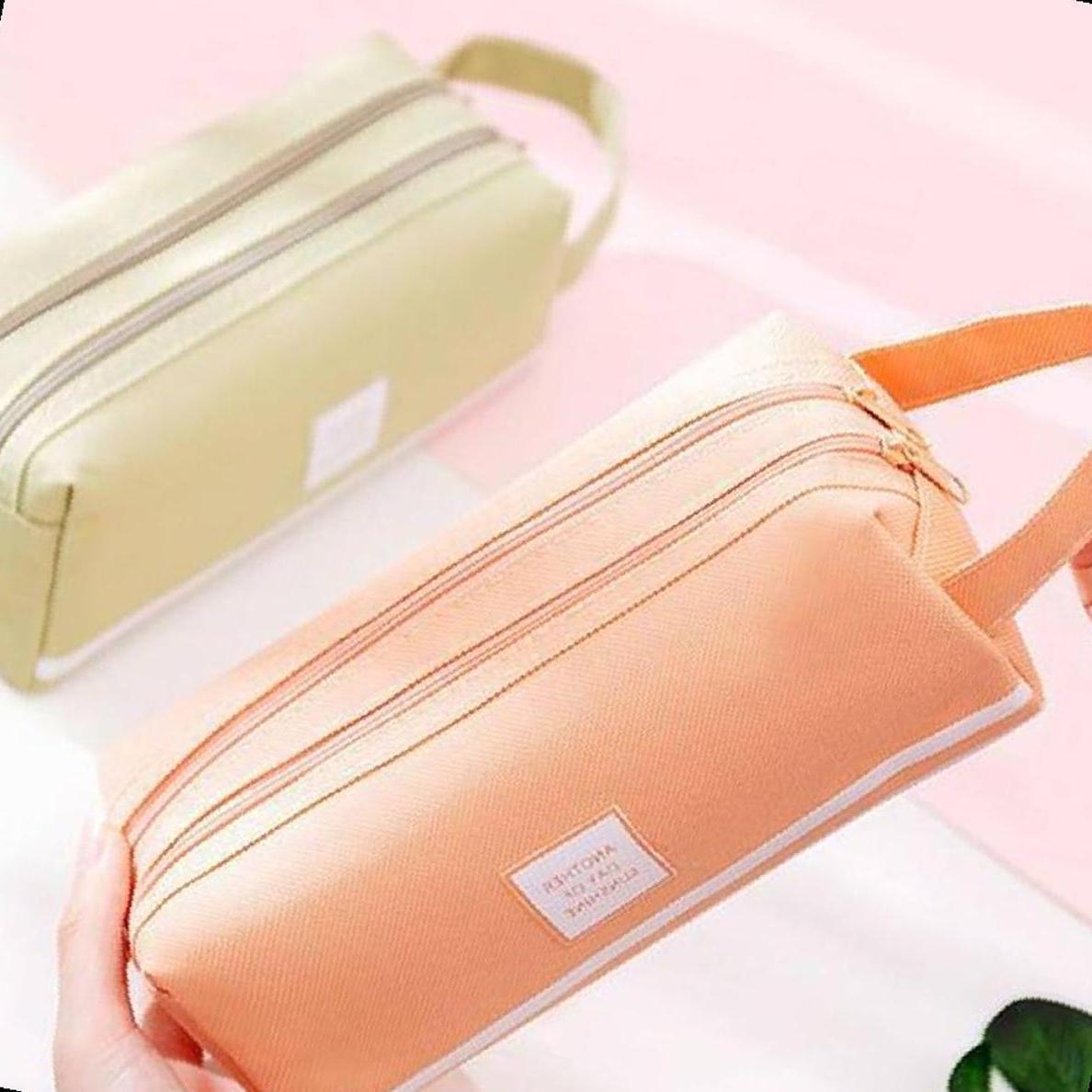 대용량 투지퍼 펜파우치 학생 필통 사무용 문구 수납 케이스 필기구 6,900원