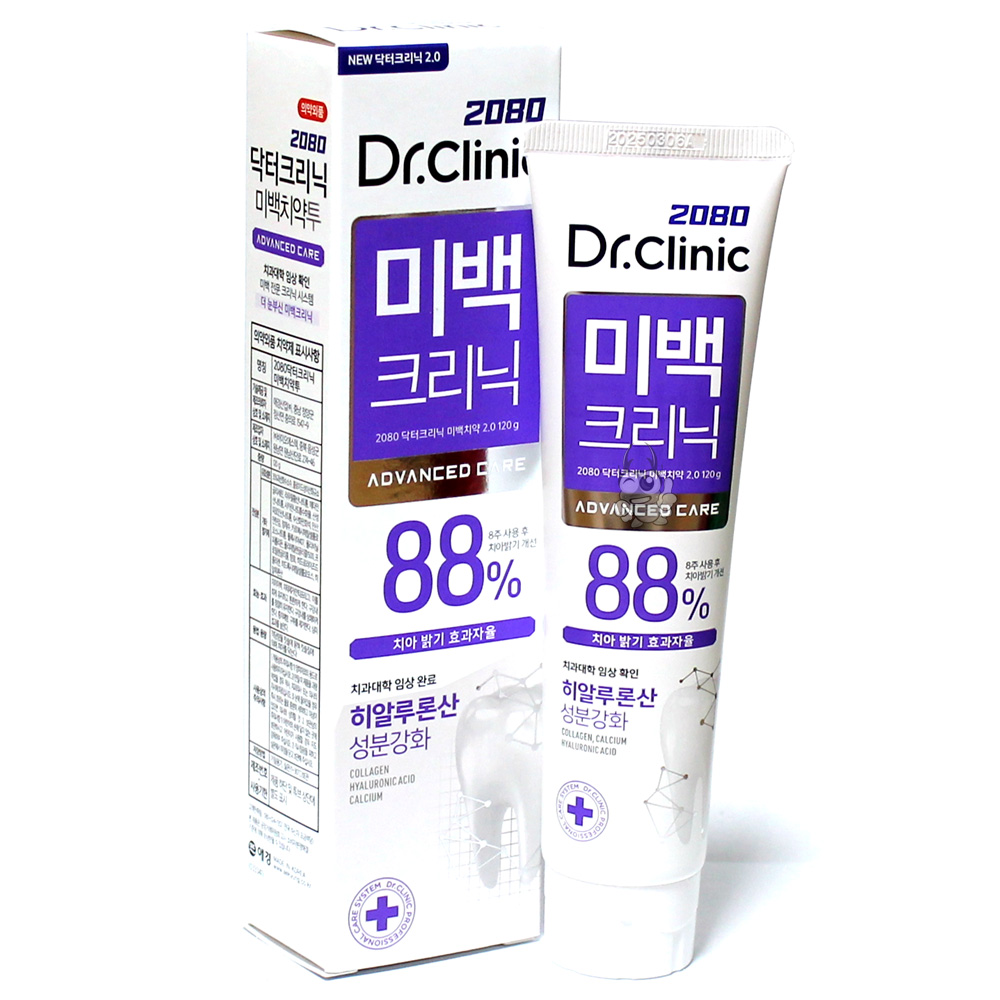 애경 2080 닥터크리닉 미백120g 치약 10,960원