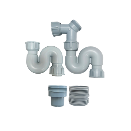 싱크대 배수구 S트랩 배수구 연결부품 하수구 배수관 악취차단 코트랩, 1개 4,800원