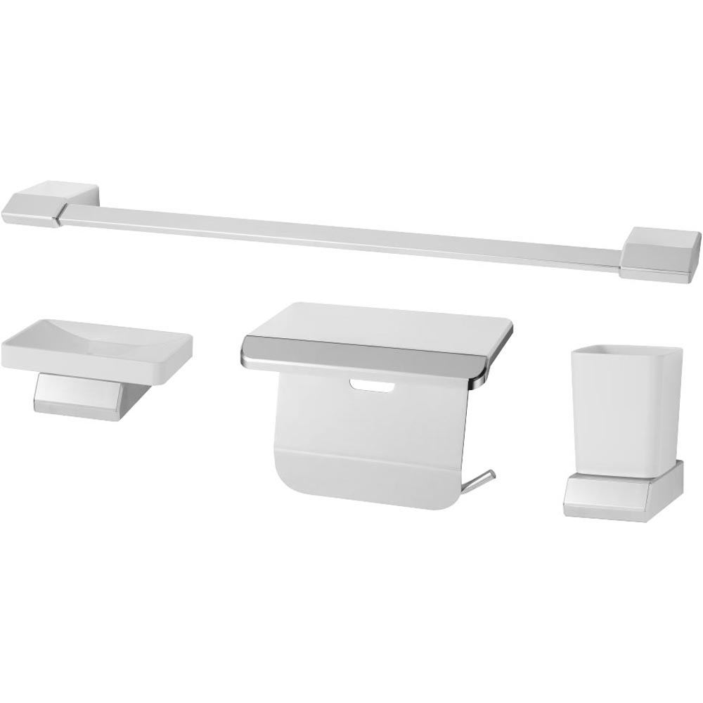 두진 바스 욕실 악세사리 4품 세트 크롬 DA-100 23,500원