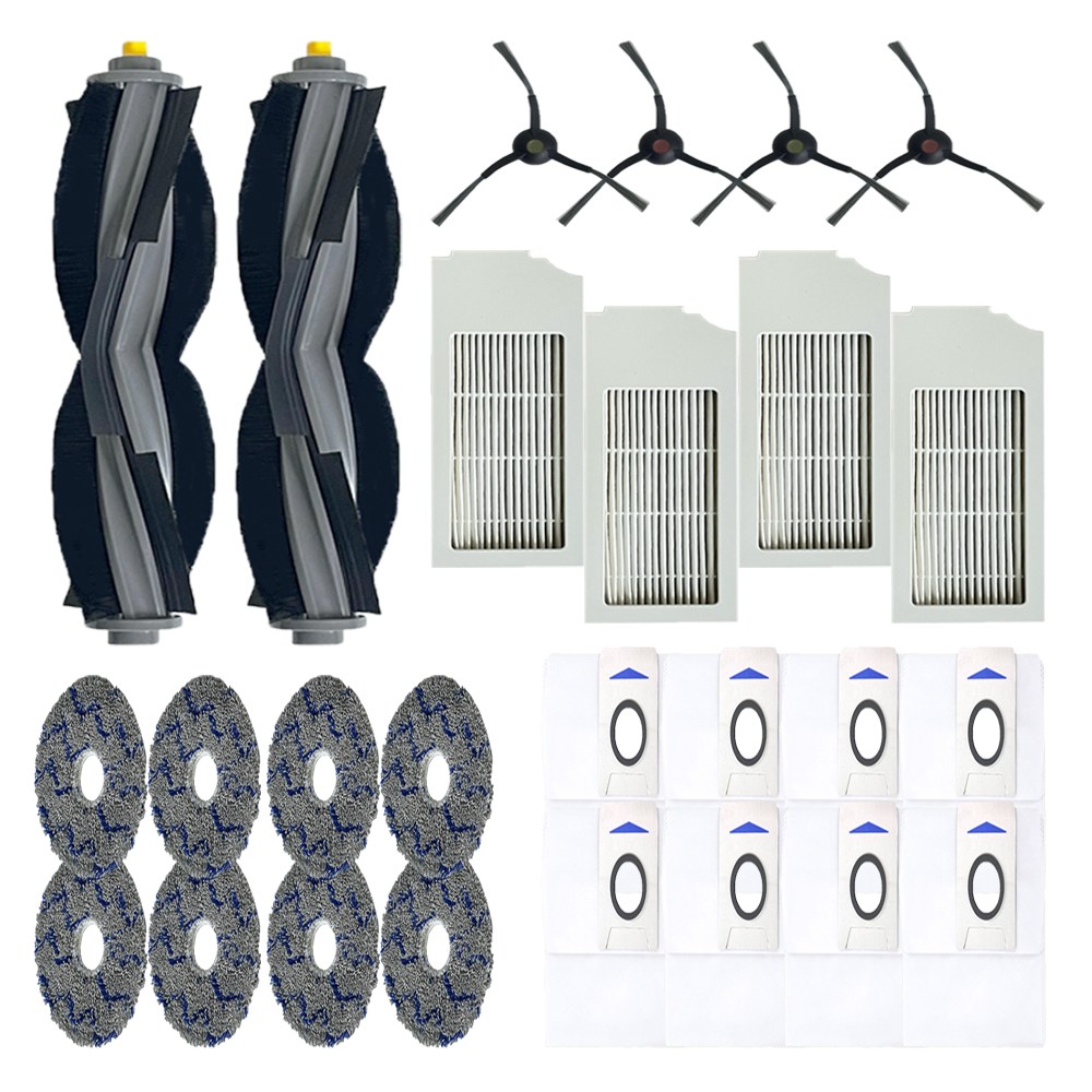 [호환] BNCINT 에코백스 디봇 X1 T10 옴니 로봇 청소기 소모품 먼지봉투 더스트백 물걸레 필터 사이드 메인 브러쉬 패키지 세트 26,000원