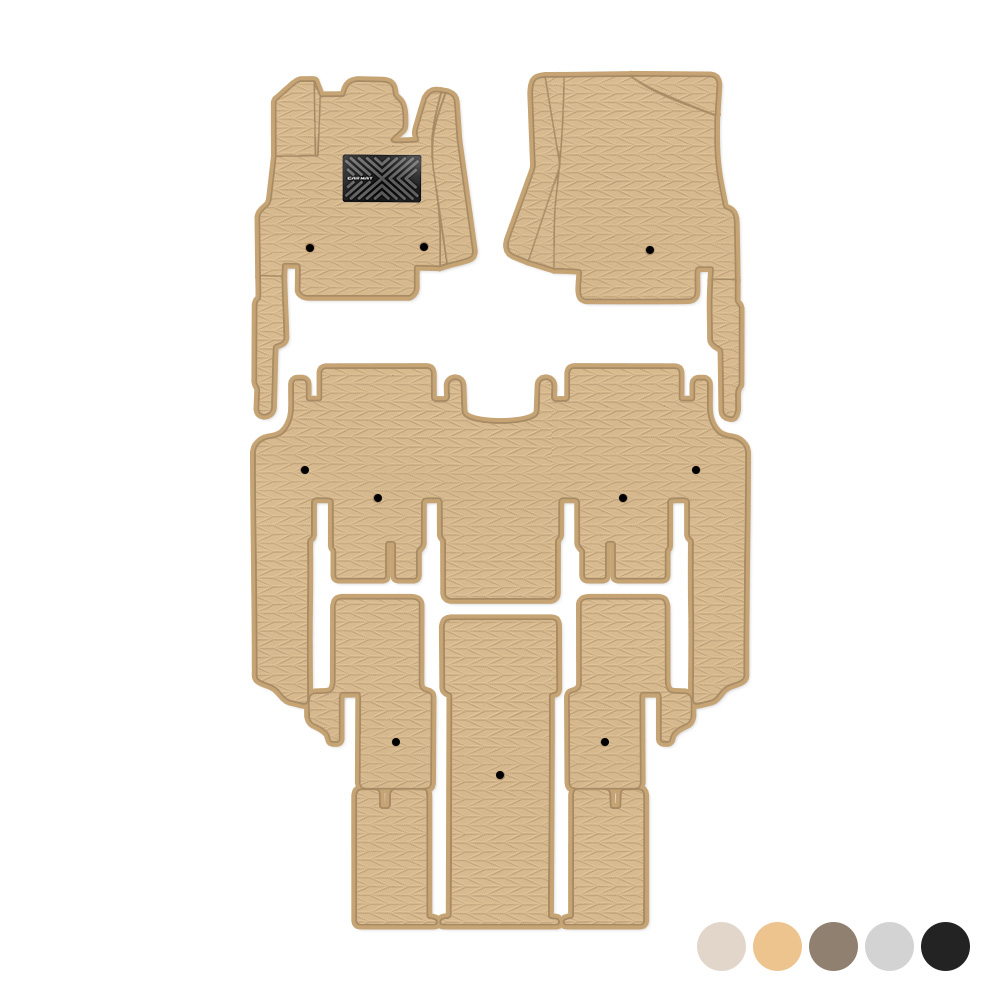 더뉴 카니발 4세대 페이스리프트 9인승 가솔린/디젤 커스텀 리노 가죽매트 카매트 165,000원