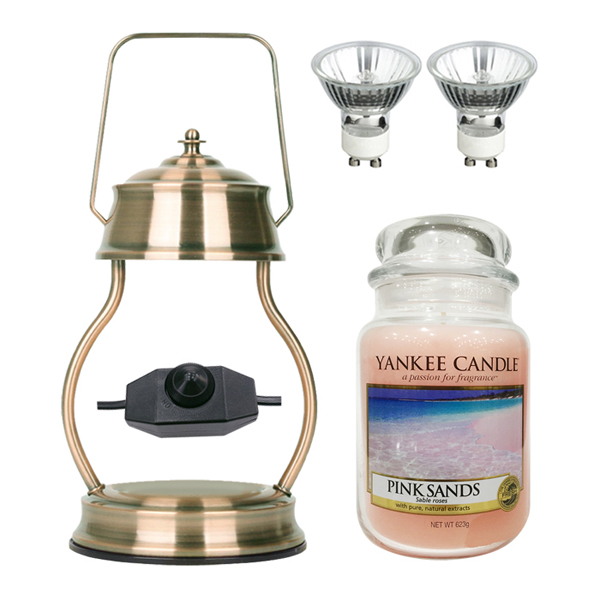 스텔라 빛조절 캔들 워머 + 전구 2p + 양키캔들 라지자 세트, 26 라지자 핑크샌즈, 문라이트(전구2) 빈티지 45,200원