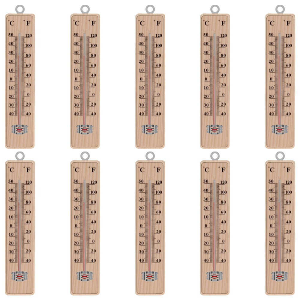 원목 온도계, 10개, 브라운 11,000원